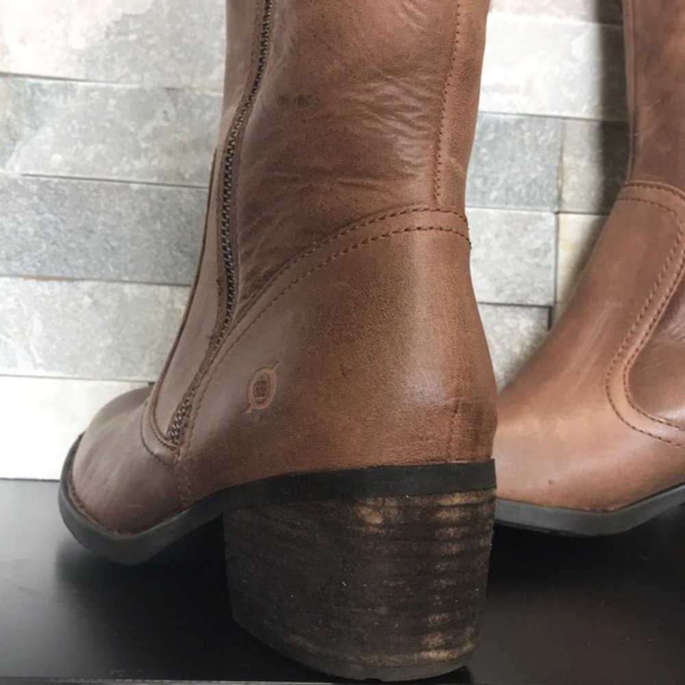 Born Fannar Leather Knee High Boot Wide Calf - Picture 6 of 13